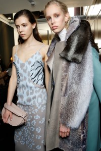 Backstage at Salvatore Ferragamo RTW Fall 2017
