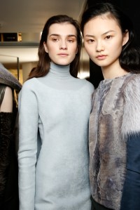 Backstage at Salvatore Ferragamo RTW Fall 2017