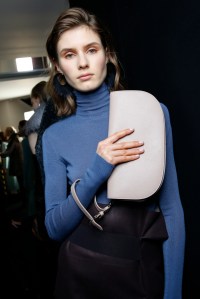 Backstage at Salvatore Ferragamo RTW Fall 2017
