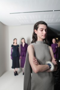 Backstage at Salvatore Ferragamo RTW Fall 2017