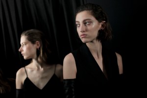 Backstage at Salvatore Ferragamo RTW Fall 2017