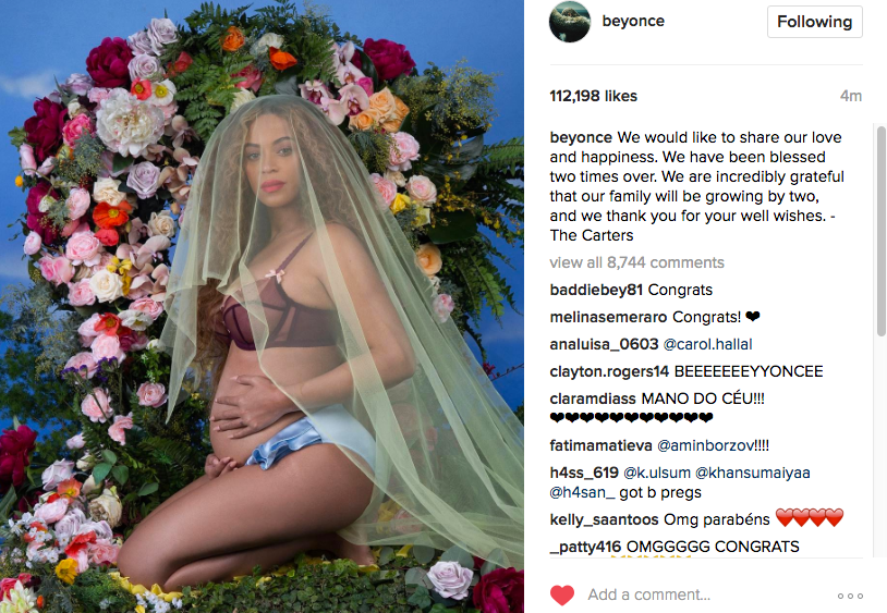 Beyoncé Reveals Second Pregnancy in Stylish Photo Shoot