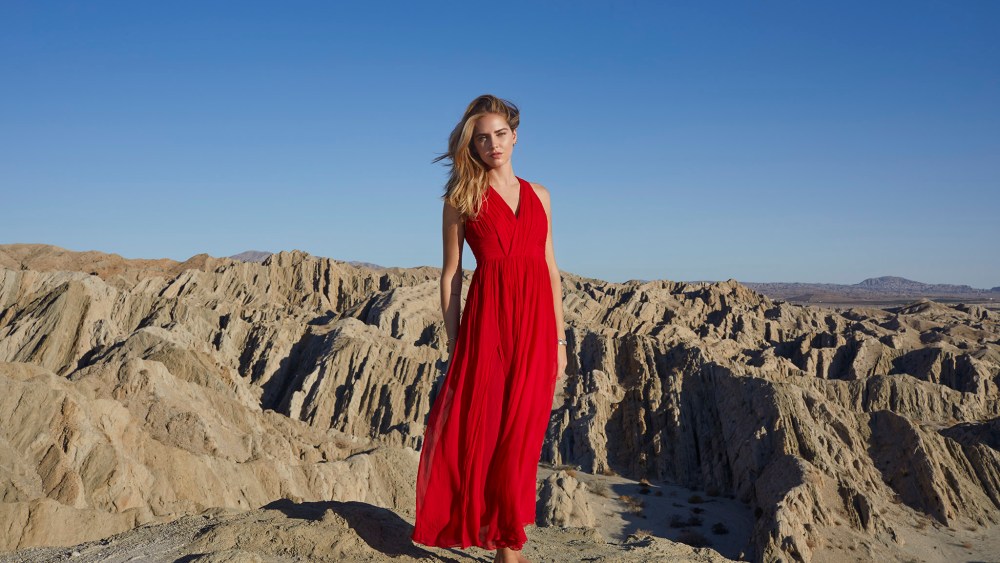 Chiara Ferragni in California’s Anza Borrego Desert.