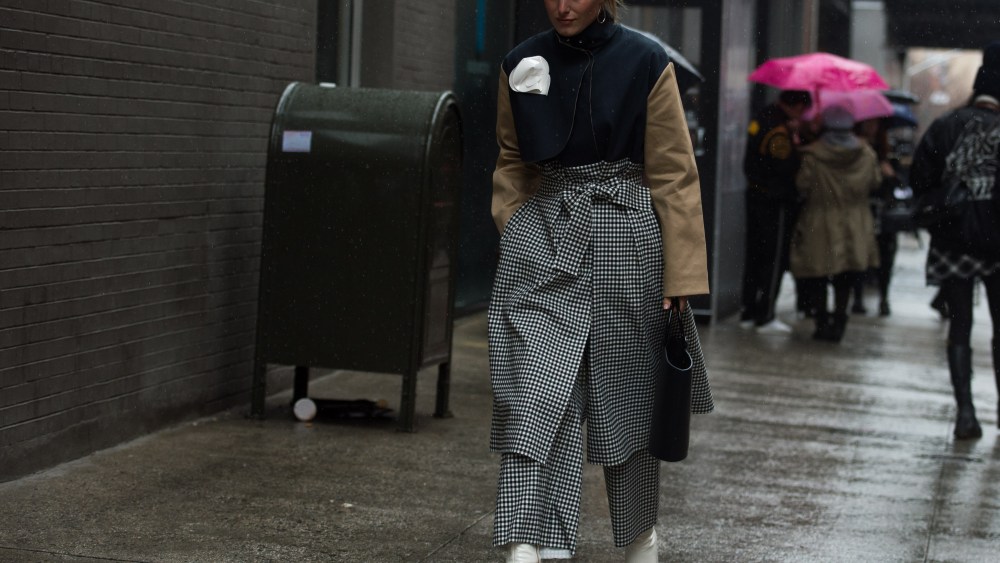 Street style at New York Fashion Week Fall 2017