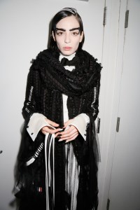 Backstage at Thom Browne RTW Fall 2017