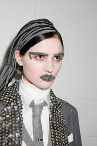 Backstage at Thom Browne RTW Fall 2017