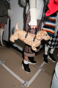Backstage at Thom Browne RTW Fall 2017