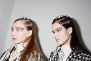 Backstage at Thom Browne RTW Fall 2017