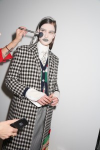 Backstage at Thom Browne RTW Fall 2017