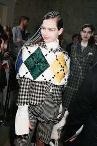 Backstage at Thom Browne RTW Fall 2017