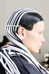 Backstage at Thom Browne RTW Fall 2017