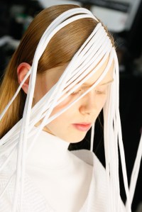 Backstage at Thom Browne RTW Fall 2017