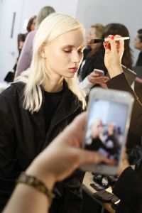 Backstage at Tibi RTW 2017