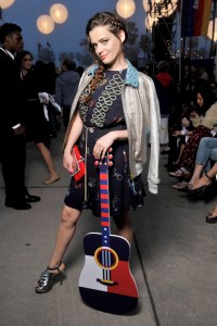 Riley Keough Front Row at Tommy Hilfiger RTW Spring 2017