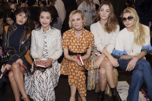 Front Row at Tory Burch RTW Fall 2017