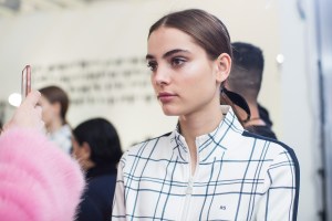Backstage at Tory Burch RTW Fall 2017