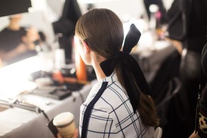 Backstage at Tory Burch RTW Fall 2017