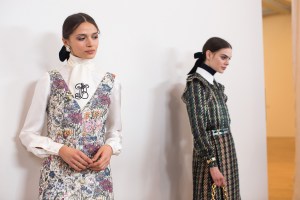 Backstage at Tory Burch RTW Fall 2017