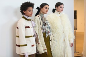 Backstage at Tory Burch RTW Fall 2017