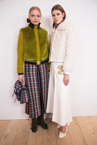 Backstage at Tory Burch RTW Fall 2017