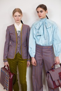 Backstage at Tory Burch RTW Fall 2017