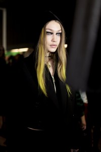 Backstage at Versace RTW Fall 2017