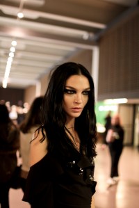 Backstage at Versace RTW Fall 2017