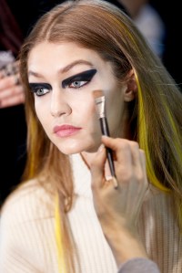 Backstage at Versace RTW Fall 2017
