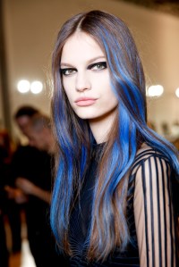 Backstage at Versace RTW Fall 2017