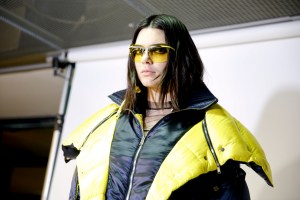Backstage at Versace RTW Fall 2017