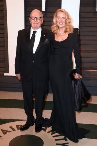 Rupert Murdoch and Jerry Hall