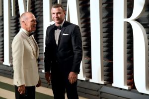 Michael Keaton and Liev Schreiber