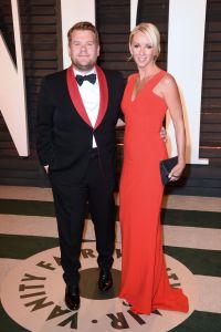 James Corden and Julia Carey