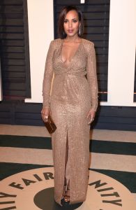 Kerry Washington in custom Michael Kors Collection Vanity Fair Oscar Party 2017
