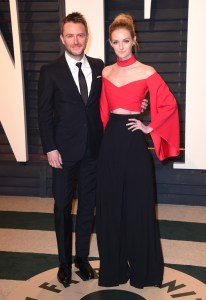 Lydia Hearst-Shaw and Chris Hardwick Vanity Fair Oscar Party 2017