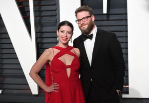 Seth Rogen and Lauren Miller Vanity Fair Oscar Party 2017