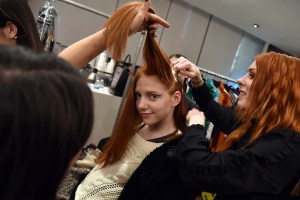 Backstage at Vfiles RTW Fall 2017