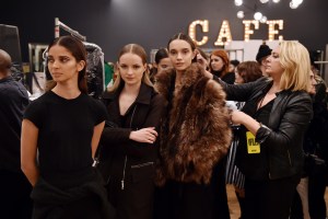 Backstage at Vfiles RTW Fall 2017