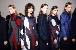 Backstage at Victoria Beckham RTW Fall 2017