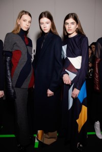 Backstage at Victoria Beckham RTW Fall 2017