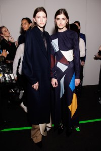 Backstage at Victoria Beckham RTW Fall 2017
