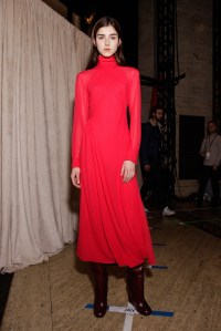 Backstage at Victoria Beckham RTW Fall 2017