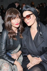 Helena Christiansen Front row at Zadig & Voltaire RTW Fall 2017