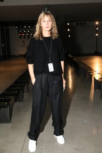 Cecilia Bönström Front row at Zadig & Voltaire RTW Fall 2017