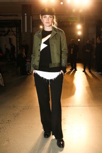 Phoebe Dahl Front row at Zadig & Voltaire RTW Fall 2017