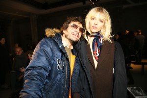 Olivier Zahm Front row at Zadig & Voltaire RTW Fall 2017