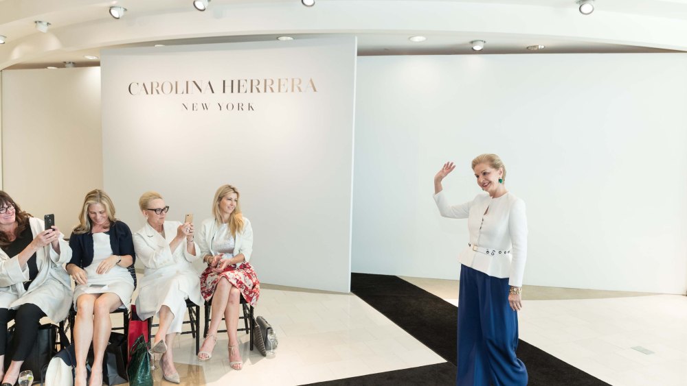 SAN FRANCISCO, CA - March 29 -  Carolina Herrera attends Carolina Herrera Personal Appearance and Runway Fashion Show on March 29th 2017 at Neiman Marcus in San Francisco, CA (Photo - Drew Altizer)
