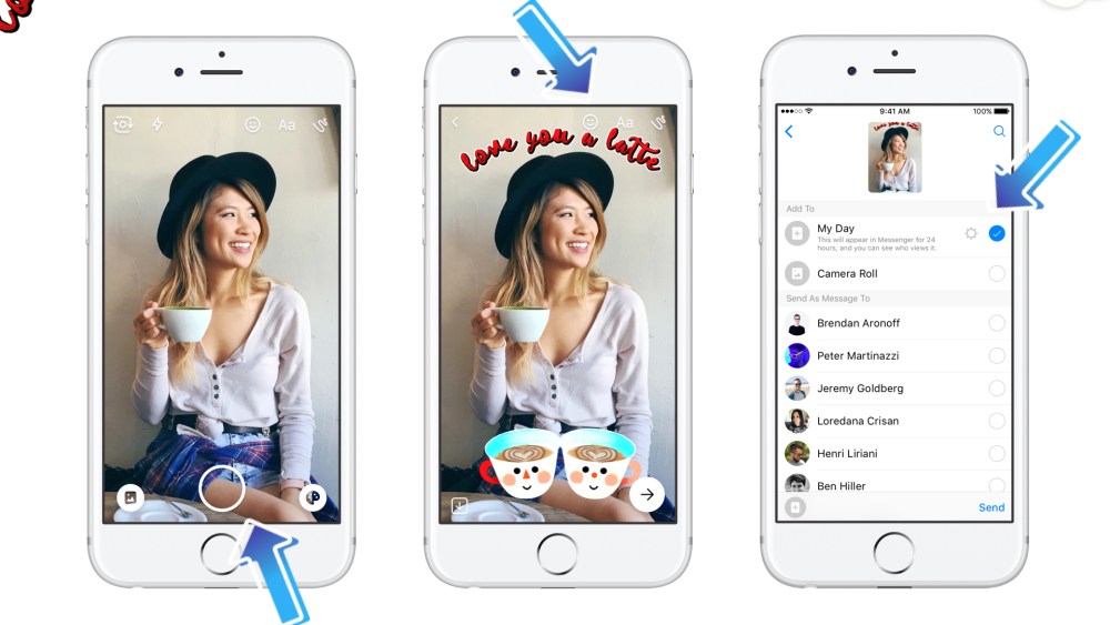 Facebook Messenger Day