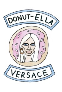 Donatella Versace by Angelica Hicks