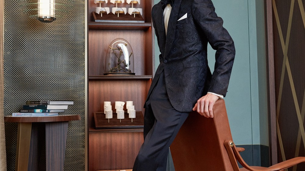 An Ermenegildo Zegna Atelier Bespoke look